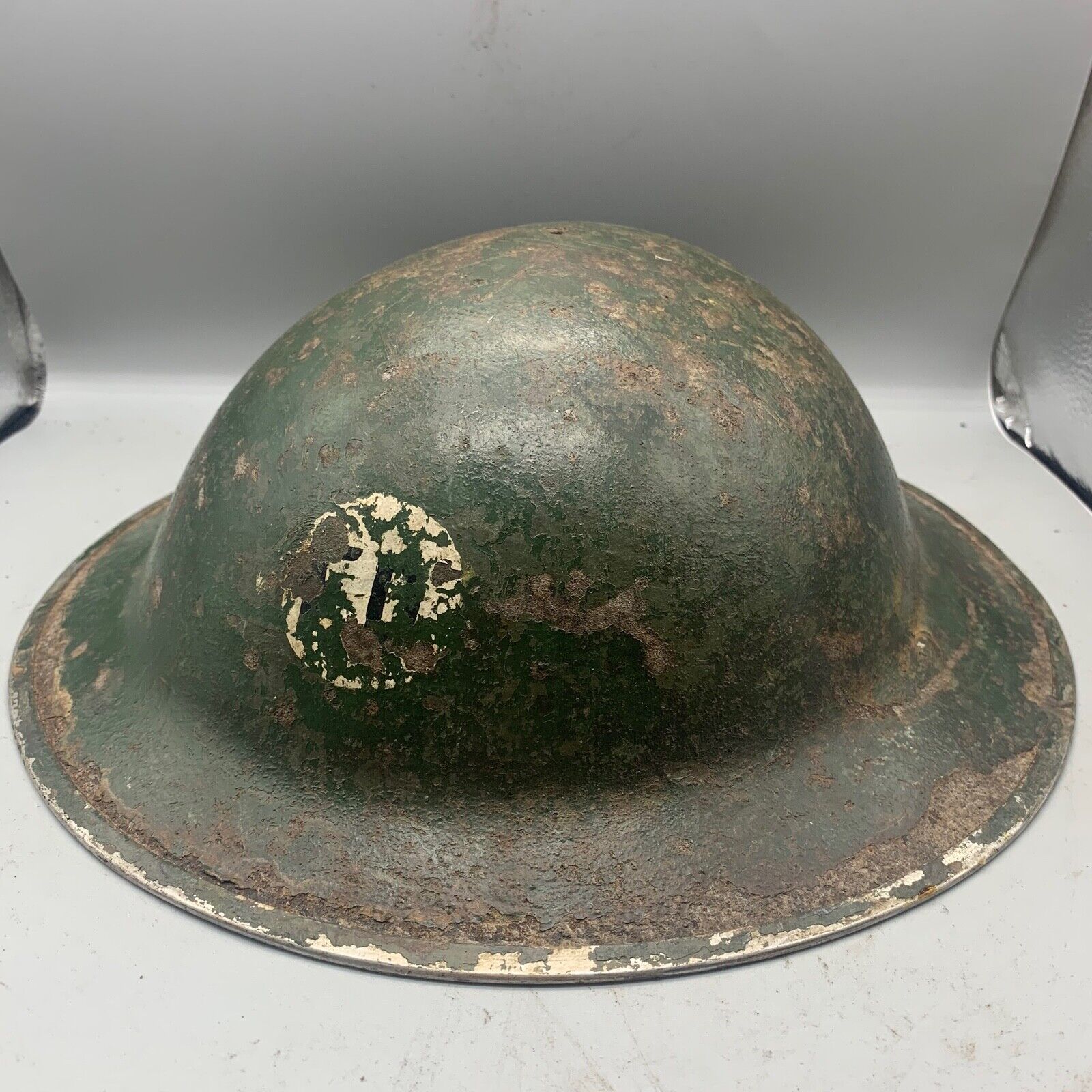 Original WW2 South African Army Mk2 Brodie Helmet British Style Combat Helmet