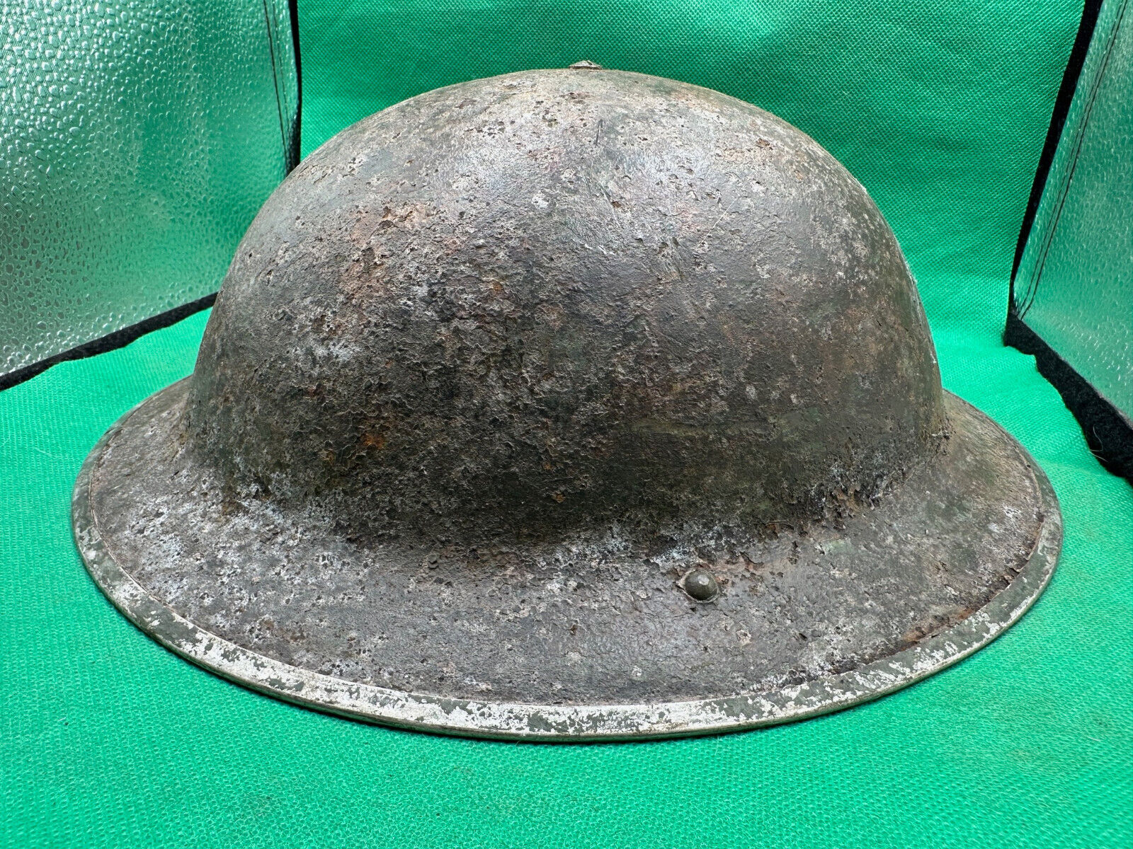 Original WW2 British Army Mk2 Brodie Combat Helmet The Militaria