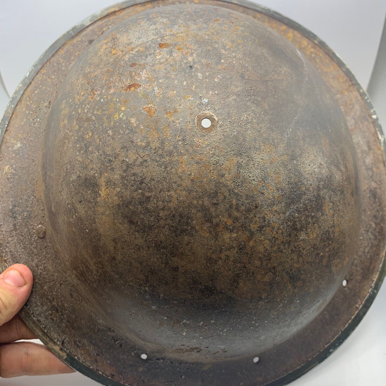 Original WW2 South African Army Mk2 Brodie Helmet - British Style Combat Helmet - The Militaria Shop