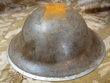 Load image into Gallery viewer, Original WW2 British Style South African Mk2 Army Combat Helmet - The Militaria Shop