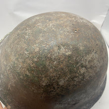 Load image into Gallery viewer, Original WW2 British / Canadian Army Mk3 Hight Rivet Turtle Army Combat Helmet - The Militaria Shop