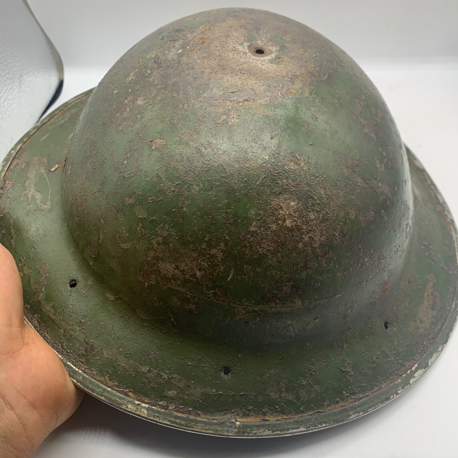 Original WW2 South African Army Mk2 Brodie Helmet - British Style Combat Helmet - The Militaria Shop