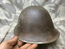 Load image into Gallery viewer, Original WW2 Era British Army Mk4 Turtle Helmet - The Militaria Shop