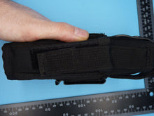 Charger l'image dans la galerie, Black Fabric Tactical Belt Mounted Pistol Holster - Front Line - The Militaria Shop