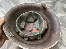 Load image into Gallery viewer, Original WW2 Era British Army Mk4 Turtle Helmet - The Militaria Shop
