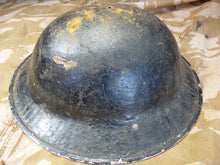 Load image into Gallery viewer, Original WW2 British Style South African Mk2 Army Combat Helmet - The Militaria Shop