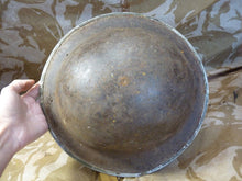 Charger l'image dans la galerie, Original WW2 British Style South African Mk2 Army Combat Helmet - The Militaria Shop