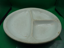 Load image into Gallery viewer, WW2 German Army DAF Mess Serving 3 Sectioned Porcelain Plate - The Militaria Shop