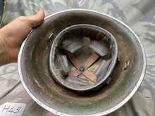 Load image into Gallery viewer, Original WW2 British / Canadian Army Mk3 High Rivet Turtle Helmet & Liner - The Militaria Shop