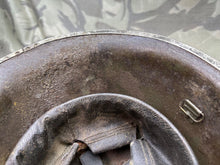 Load image into Gallery viewer, Original WW2 Canadian / British Army Mk3 High Rivet Turtle Helmet & Liner - The Militaria Shop