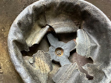 Load image into Gallery viewer, Original WW2 Canadian / British Army Mk3 High Rivet Turtle Helmet & Liner - The Militaria Shop