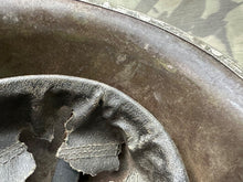 Load image into Gallery viewer, Original WW2 Canadian / British Army Mk3 High Rivet Turtle Helmet & Liner - The Militaria Shop