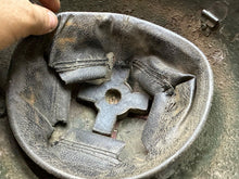 Load image into Gallery viewer, Original WW2 Canadian / British Army Mk3 High Rivet Turtle Helmet & Liner - The Militaria Shop