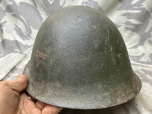 Load image into Gallery viewer, Original WW2 Era British Army Mk4 Turtle Helmet - The Militaria Shop