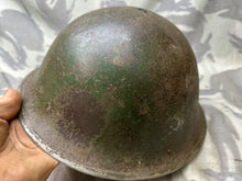 Load image into Gallery viewer, Original WW2 Era British Army Mk4 Turtle Helmet - The Militaria Shop