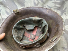 Load image into Gallery viewer, Original WW2 Era British Army Mk4 Turtle Helmet - The Militaria Shop