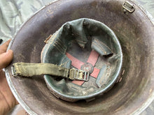 Load image into Gallery viewer, Original WW2 Era British Army Mk4 Turtle Helmet - The Militaria Shop