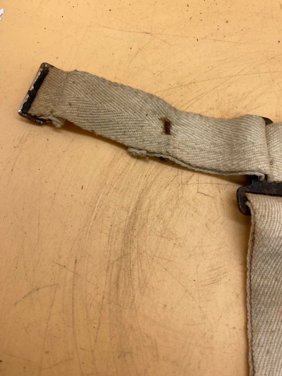 WW2 British Home Front Mask Head Strap. Used Condition but very useful. - The Militaria Shop