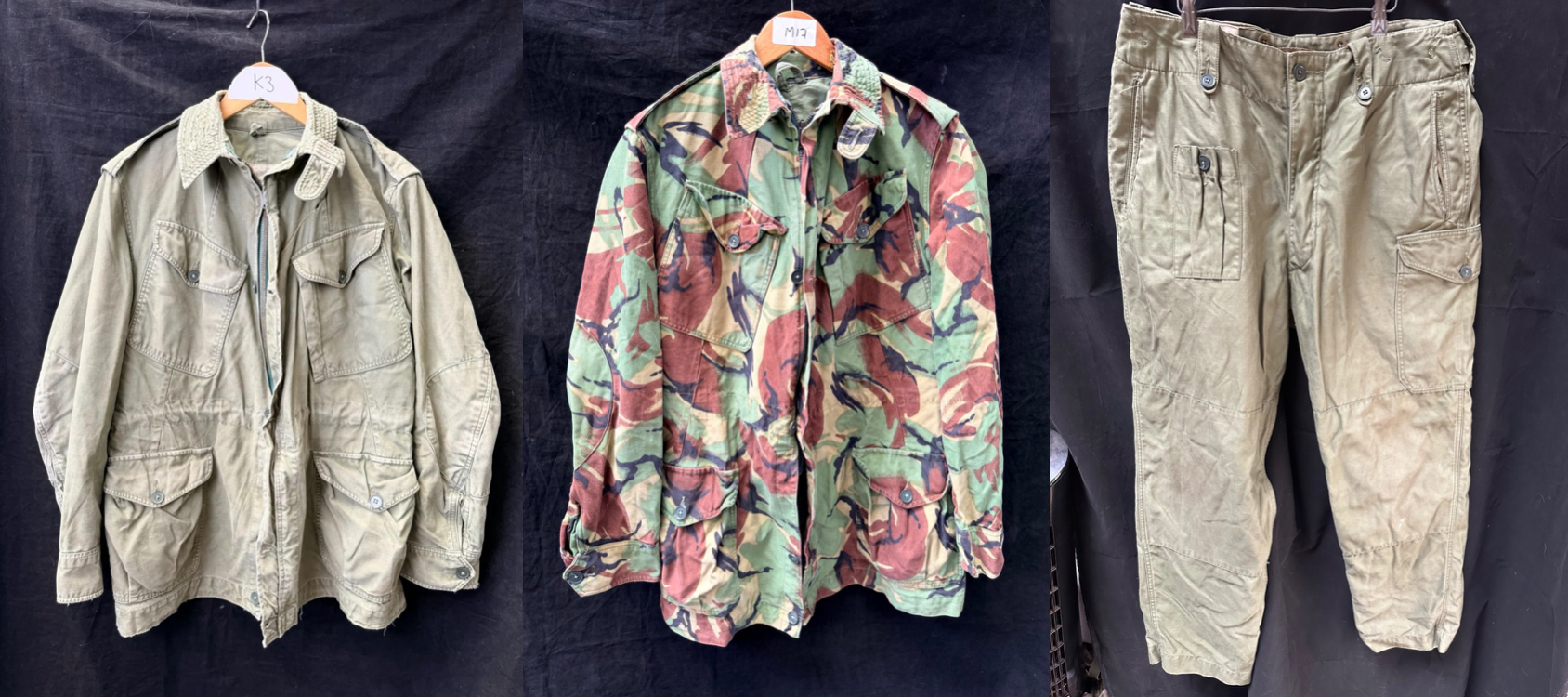 British Army 1960 & 1968 Pattern Uniform Size Guide (Sizes 1–9)