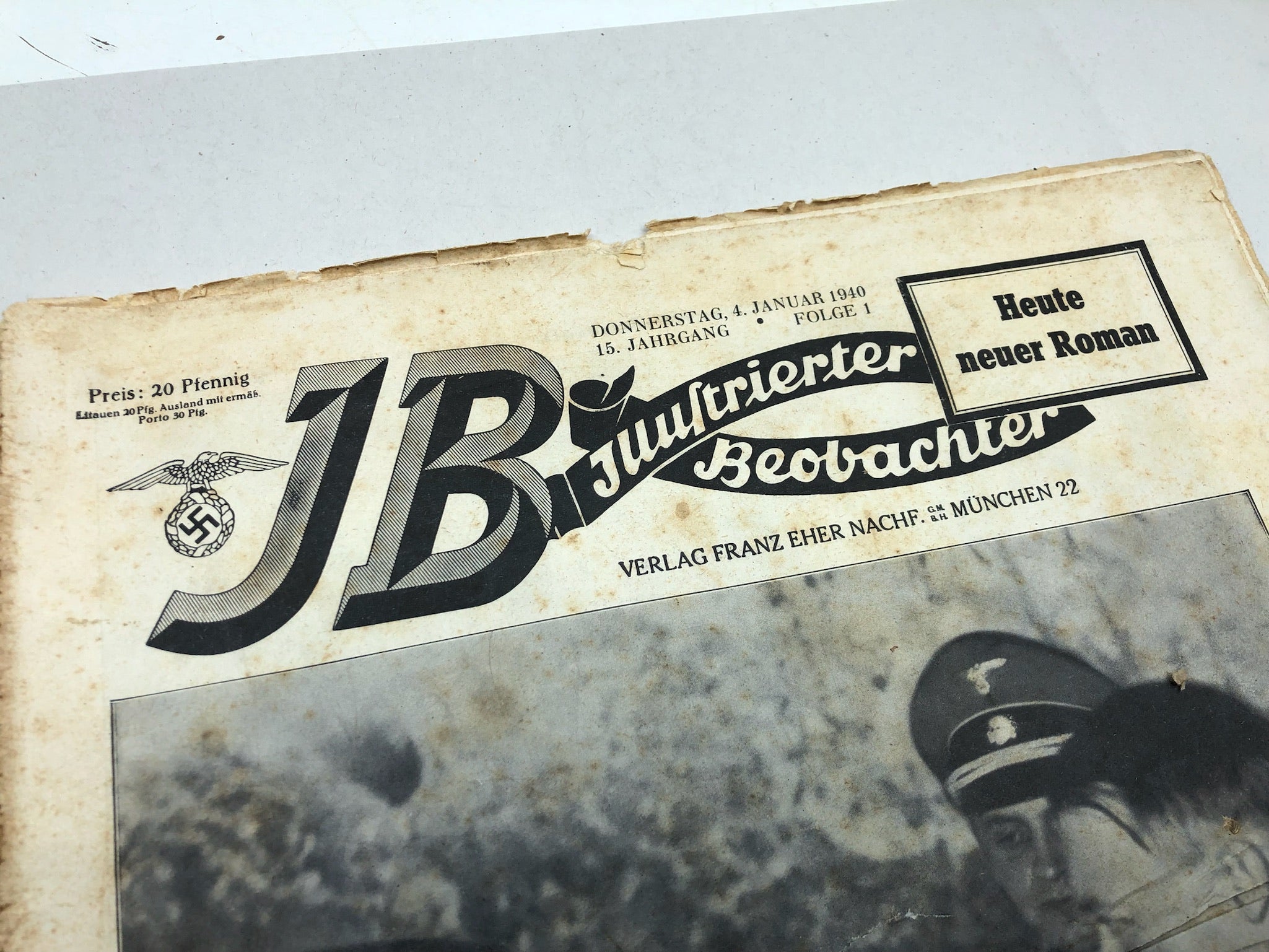 JB Juustrierter Beobachter NSDAP Magazine Original WW2 German - 4th January 1940 - The Militaria Shop