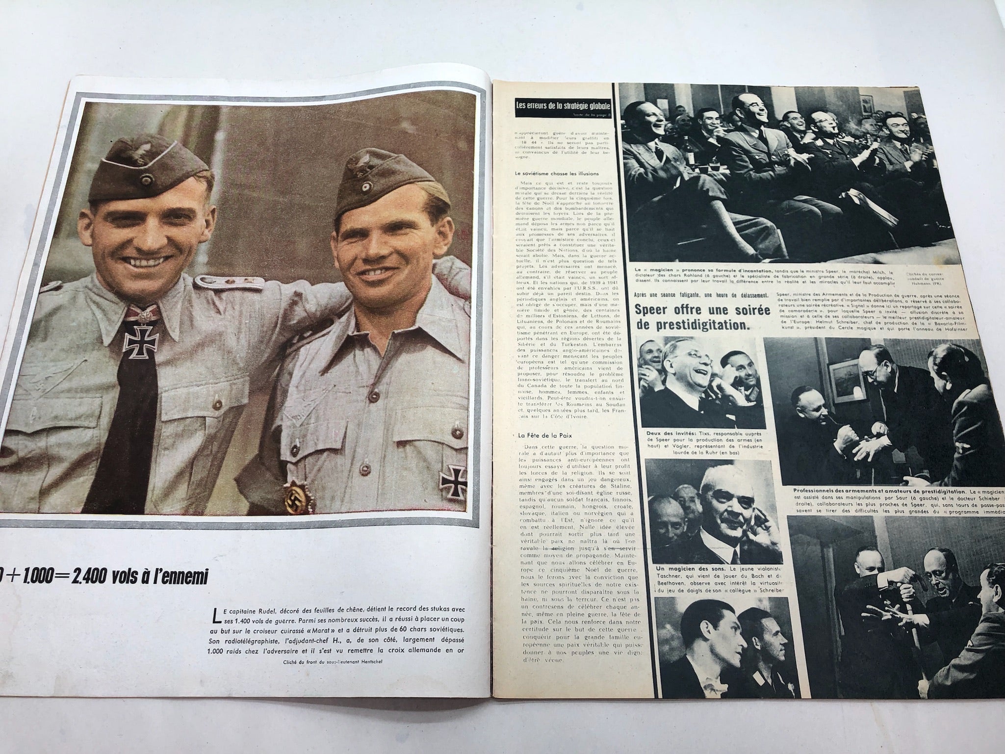 Original French Language WW2 Propaganda Signal Magazine - No.23 1943 - The Militaria Shop