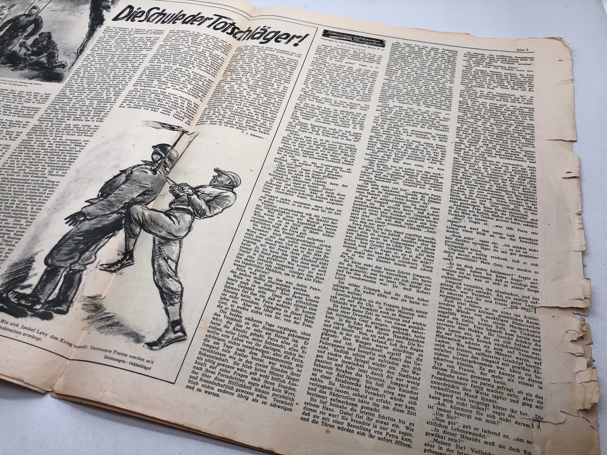 Original WW2 German Political Newspaper - 19th October 1943 - The Militaria Shop