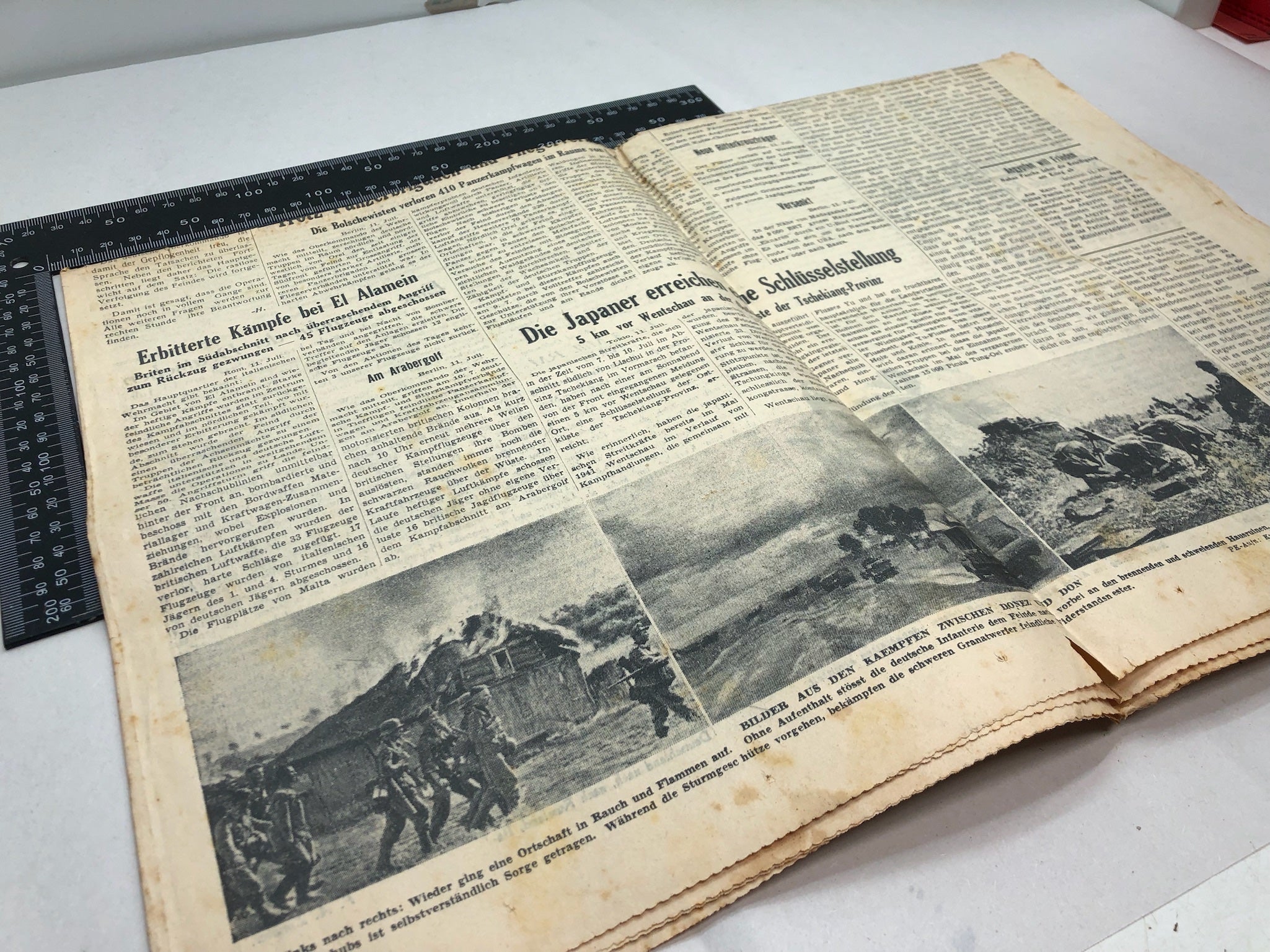 Original WW2 German Political Newspaper - 12th July 1942 - The Militaria Shop