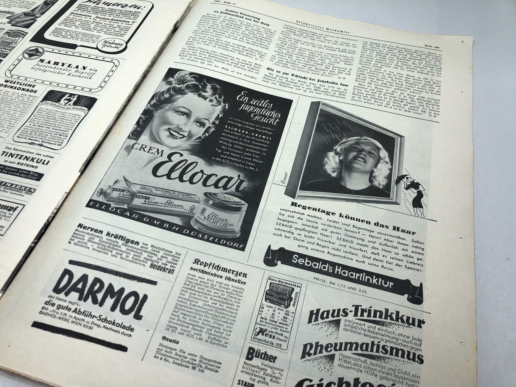 JB Juustrierter Beobachter NSDAP Magazine Original WW2 German - 25 April 1940 - The Militaria Shop