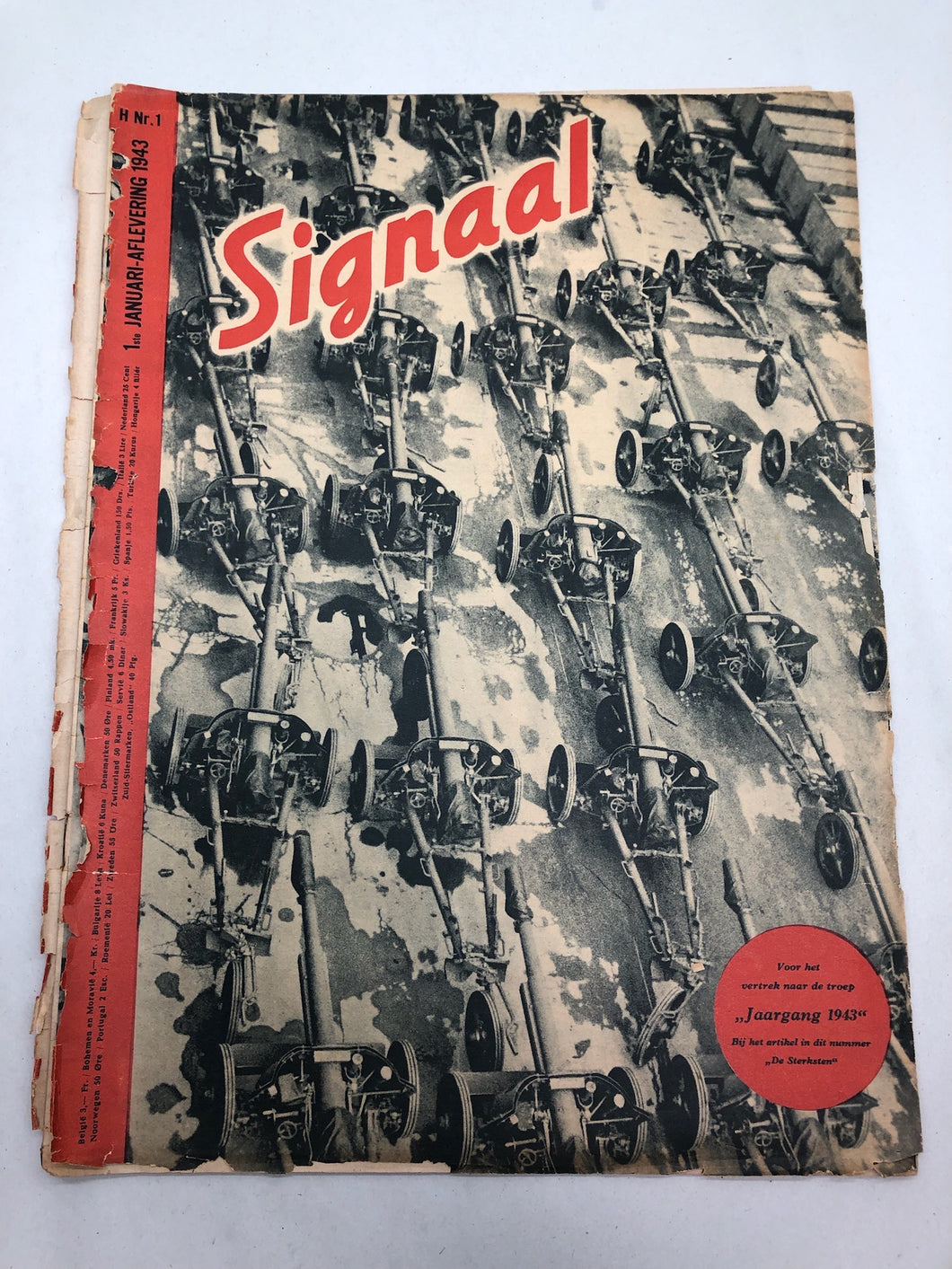 Original Dutch Language WW2 Propaganda Signaal Magazine - No.1 1943