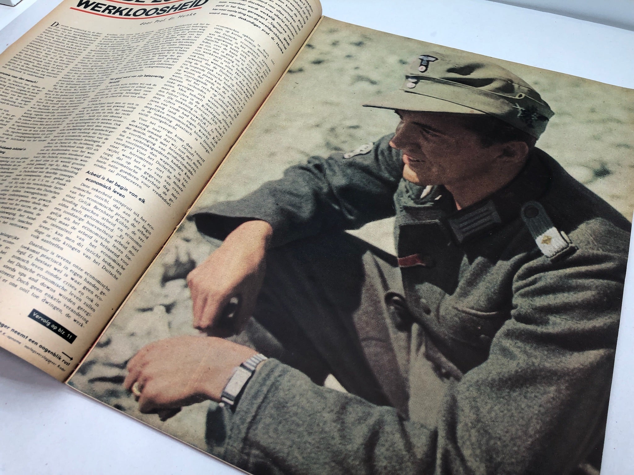 Original Dutch Language WW2 Propaganda Signaal Magazine - No.14 1943 - The Militaria Shop