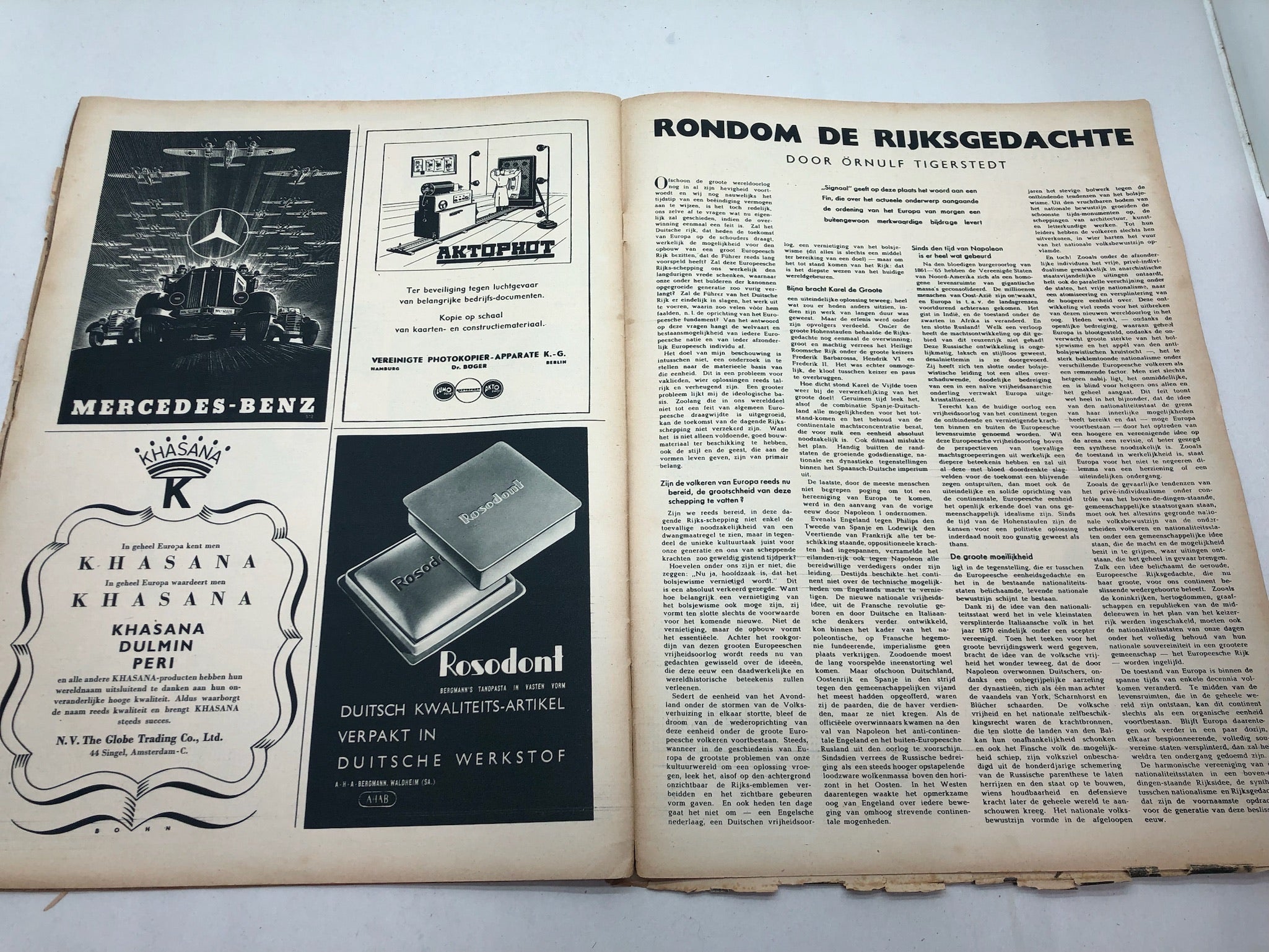 Original Dutch Language WW2 Propaganda Signaal Magazine - No.13 1943 - The Militaria Shop