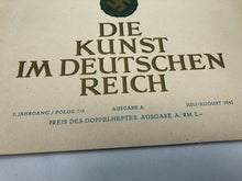 Charger l'image dans la galerie, Original WW2 German Art Magazine Die Kunst im Deutschen Reich - July/August 1943
