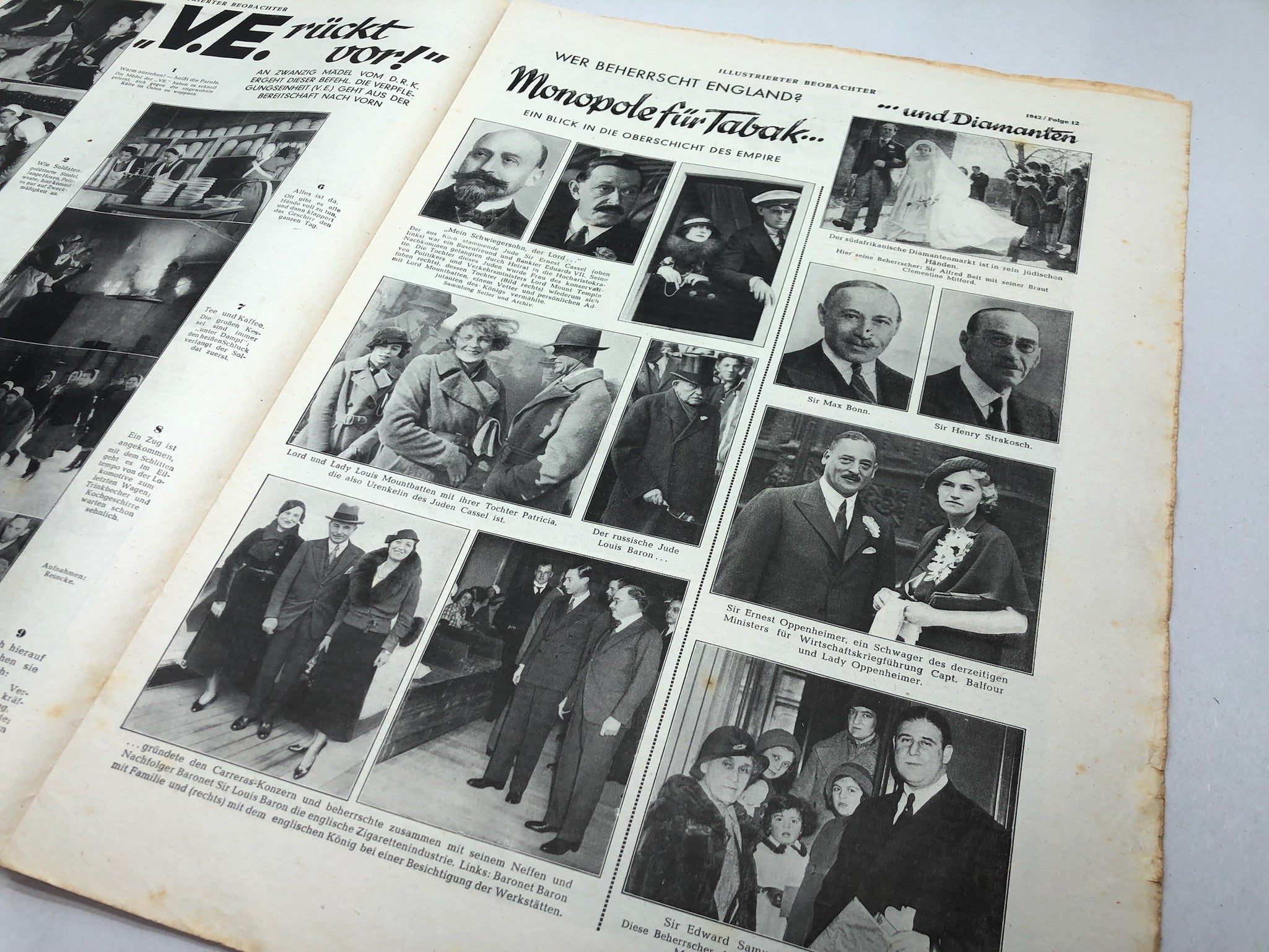 JB Juustrierter Beobachter NSDAP Magazine Original WW2 German - 19th March 1942 - The Militaria Shop