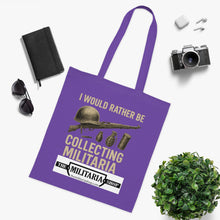 Charger l&#39;image dans la galerie, Militaria Collectors Cotton Tote, Eco-Friendly Shopping Bag, Gift for Collectors, Funny Tote for Events, Durable Everyday Use
