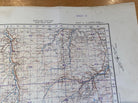 Large WW2 British Army 1932 dated map of Alston and Weardale. England. - The Militaria Shop