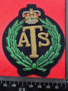 British Army Bullion Embroidered Blazer Badge - ATS - Auxiliary Territorial Serv - The Militaria Shop