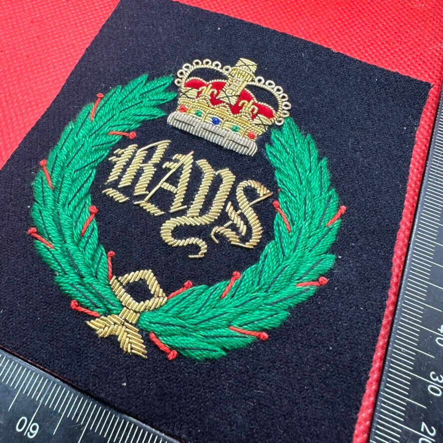 British Army Bullion Embroidered Blazer Badge - 2nd Dragoon Guards - The Militaria Shop
