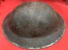 Original WW2 Combat Helmet - British / South African Army Mk2 Brodie Helmet - The Militaria Shop