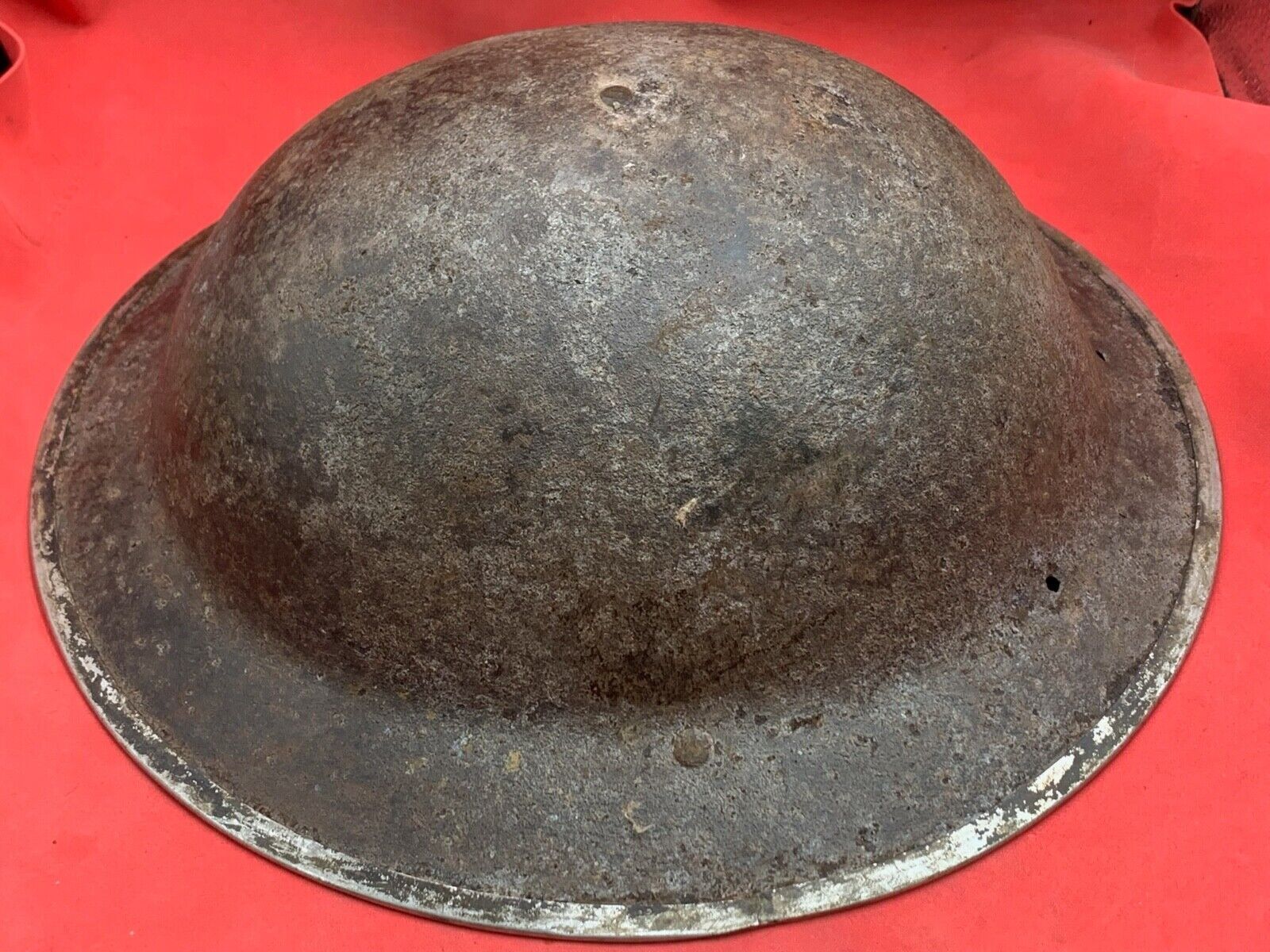 Original WW2 Combat Helmet - British / South African Army Mk2 Brodie Helmet - The Militaria Shop