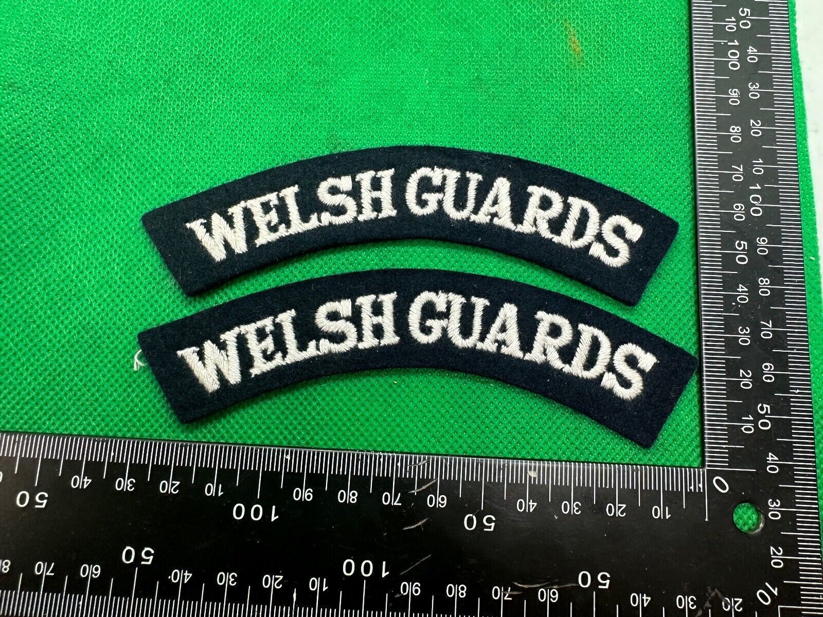 Welsh Guards British Army Shoulder Titles Pair - WW2 Onwards Pattern - The Militaria Shop