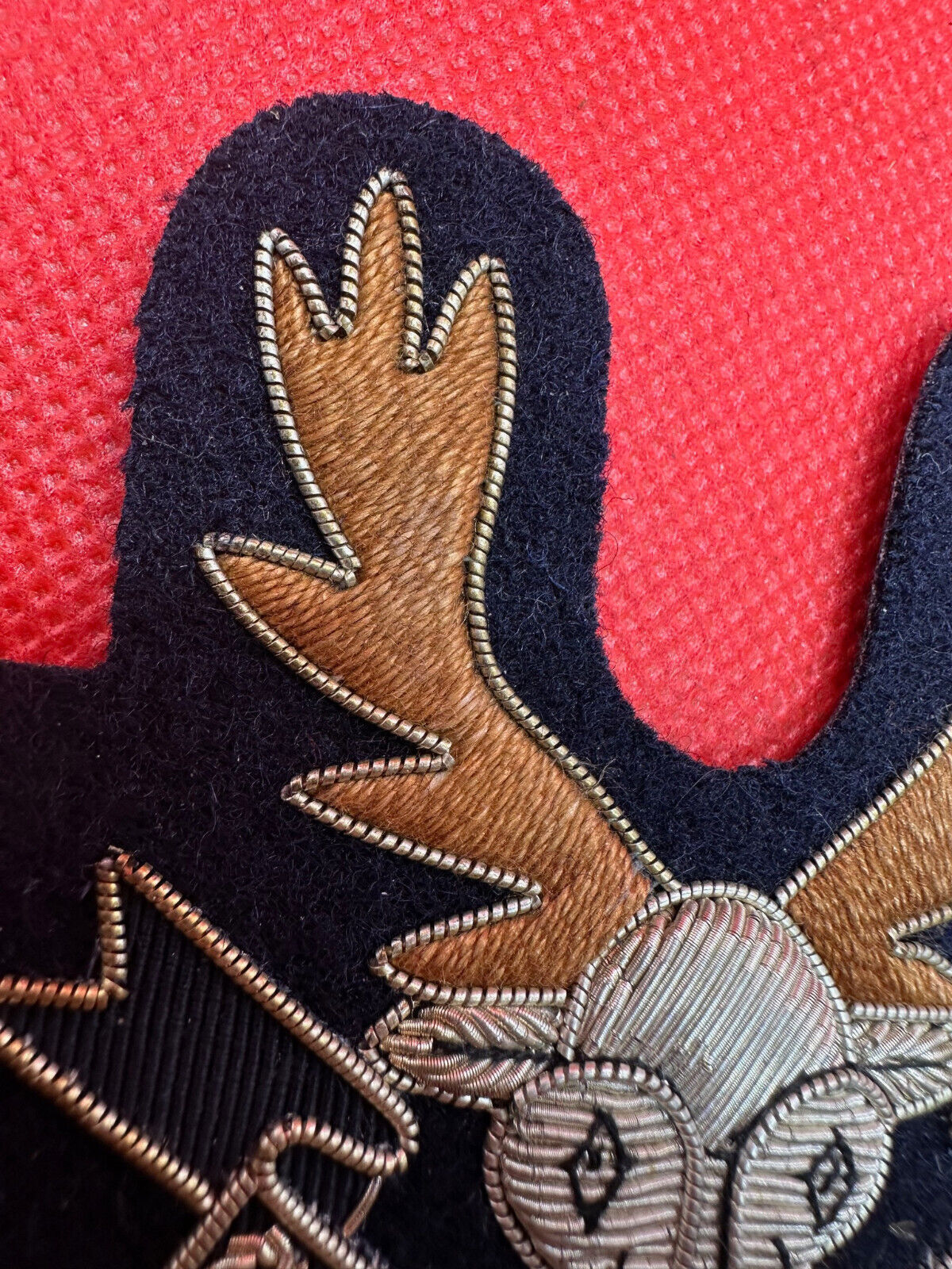 British Army Bullion Embroidered Blazer Badge - Seaforth Highlanders Regiment - The Militaria Shop