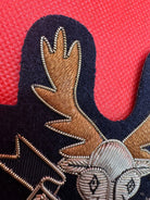 British Army Bullion Embroidered Blazer Badge - Seaforth Highlanders Regiment - The Militaria Shop