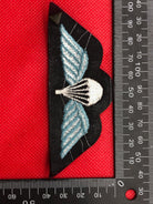 Genuine British Army Paratrooper Parachute Jump Wings - Burgendy Backing - The Militaria Shop