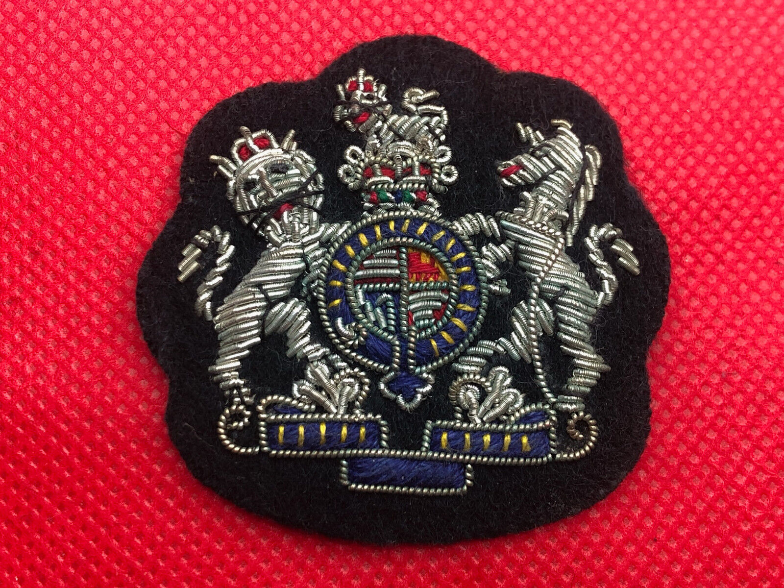 Genuine British Army Warrant Officer WO1 Rank Badge Bullion Embroidered - The Militaria Shop