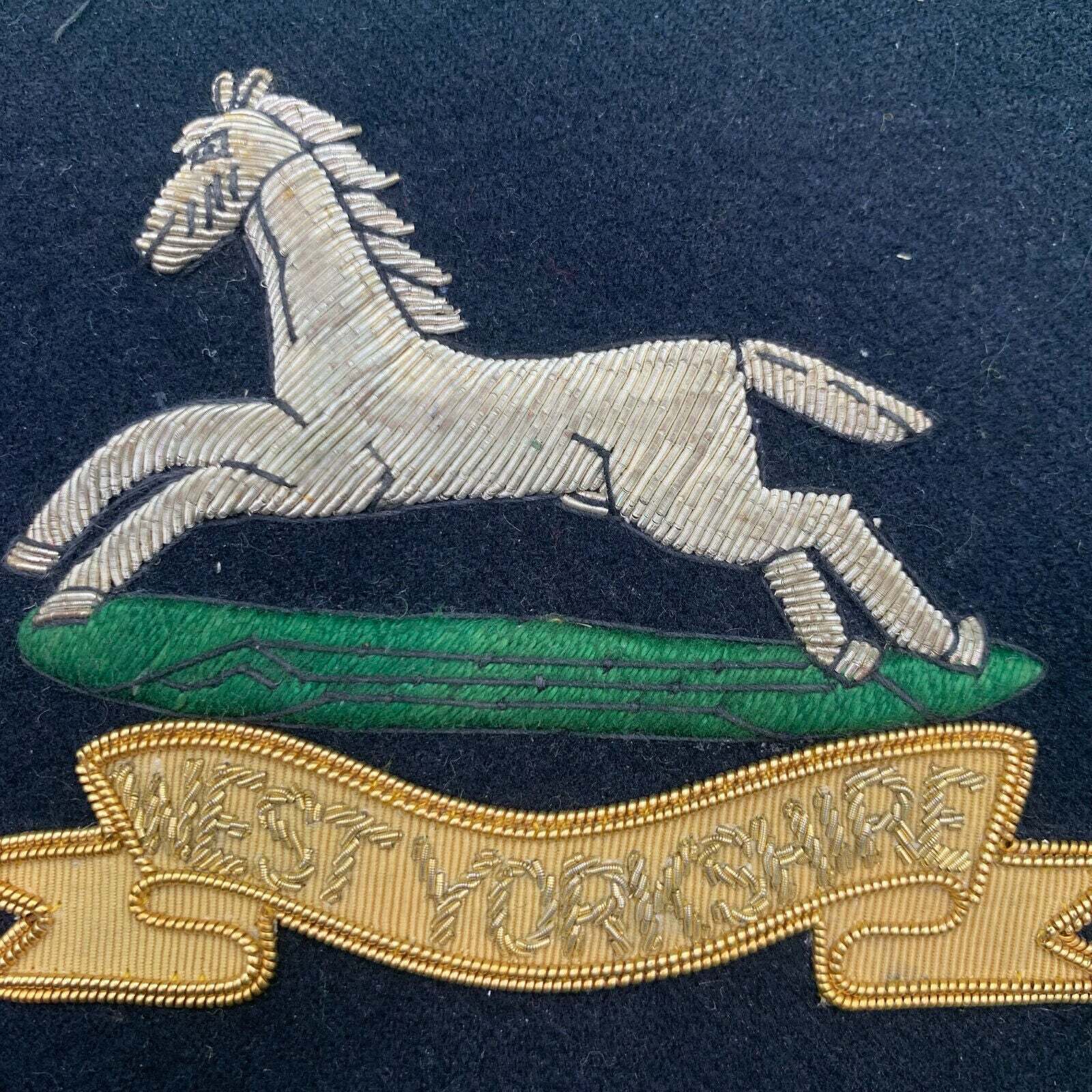 British Army Bullion Embroidered Blazer Badge - West Yorkshire - The Militaria Shop