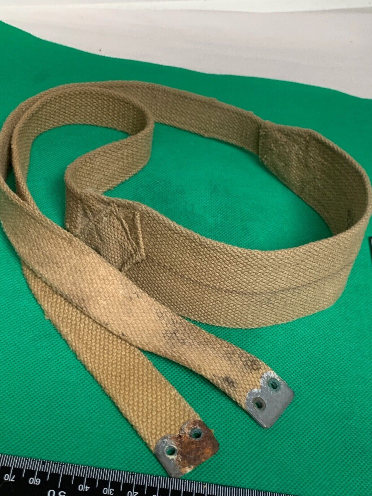 Original WW2 British Army 37 Pattern Shoulder Strap - NORMAL - M&S 1945 - The Militaria Shop