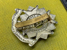 British Army Bedfordshire and Hertfordshire Cap Badge. Maker Marked - The Militaria Shop
