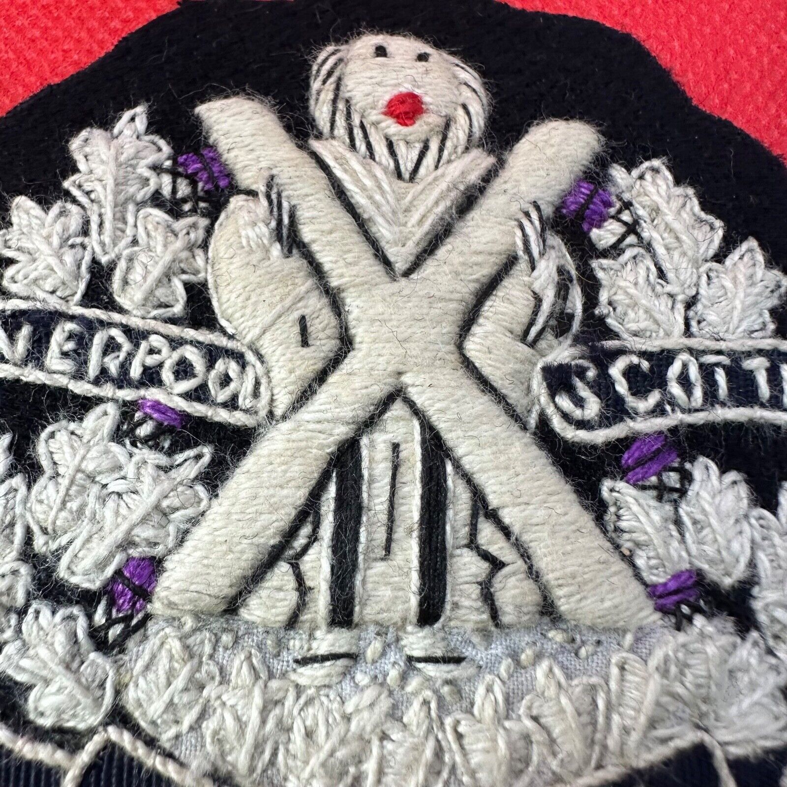British Army Liverpool Scottish Cameron Regiment Embroidered Blazer Badge - The Militaria Shop