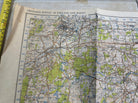 Original WW2 British Army OS Map of England - War Office - Guildford & Horsh - The Militaria Shop