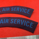 Pair of WW2 Style Printed SAS Regiment Shoulder Titles - Reproduction - The Militaria Shop